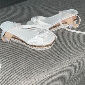 SHEIN White Sandals with Minimalist Design